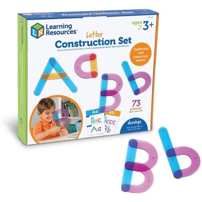 Learning Resources LER8555 Letter Construction Activity Set - Educational Toy Set Learning Resources LER8555 Letter Construction Activity Set - Educational Toy Set
