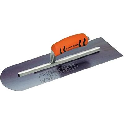 Kraft 16"X4" Blue Steel Cement Trowel - Finishing Tool Kraft 16"X4" Blue Steel Cement Trowel - Finishing Tool