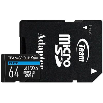Team ELITE UHS-I microSD - microSDXC 64GB - Publicité Team ELITE UHS-I microSD - microSDXC 64GB - Publicité