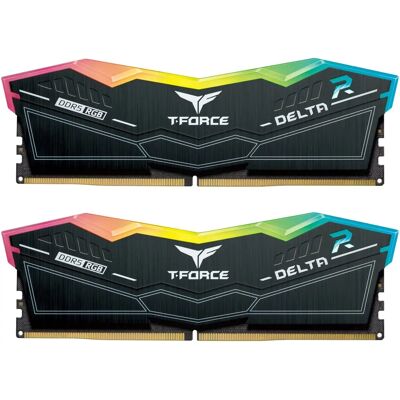 Team Group T-Force Delta RGB DDR5 RAM 32GB Kit CL38 - Arbeitsspeicher Typ: DDR5 Team Group T-Force Delta RGB DDR5 RAM 32GB Kit CL38 - Arbeitsspeicher Typ: DDR5