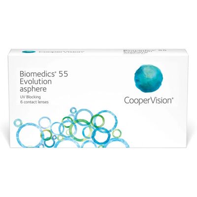 CooperVision - Biomedics 55 Evolution - Ocufilcon D - Kontaktlinsen CooperVision - Biomedics 55 Evolution - Ocufilcon D - Kontaktlinsen