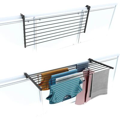 Foxydry - Duo - 118 cm - séchoir à linge balcon - Publicité Foxydry - Duo - 118 cm - séchoir à linge balcon - Publicité