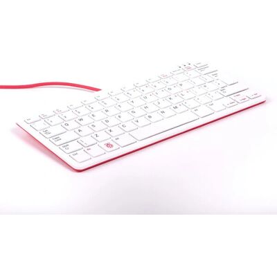 Clavier QWERTZ Rouge/Blanc pour Raspberry Pi Clavier QWERTZ Rouge/Blanc pour Raspberry Pi