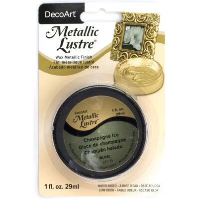 DecoArt Champagne Ice Metallic Lustre - Metallica wax DecoArt Champagne Ice Metallic Lustre - Metallica wax