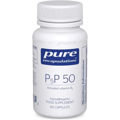 Pure Encapsulations P5P 50 - Vitamin B6 - 60 Capsules Pure Encapsulations P5P 50 - Vitamin B6 - 60 Capsules