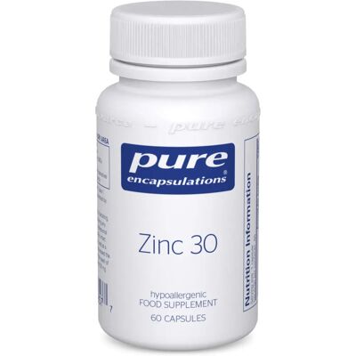 Pure Encapsulations Zinc 30 - Dietary Supplement for Immune & Skin Health Pure Encapsulations Zinc 30 - Dietary Supplement for Immune & Skin Health