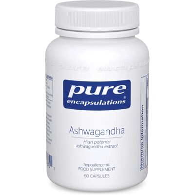 Pure Encapsulations Ashwagandha - 60 Capsules - Supplements Pure Encapsulations Ashwagandha - 60 Capsules - Supplements