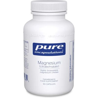 Pure Encapsulations Magnesium Citrate Malate - 120 mg - 90 Vcaps Pure Encapsulations Magnesium Citrate Malate - 120 mg - 90 Vcaps