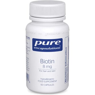 Pure Encapsulations Biotin 8 mg Kapsle - Vitamíny a doplňky stravy Pure Encapsulations Biotin 8 mg Kapsle - Vitamíny a doplňky stravy