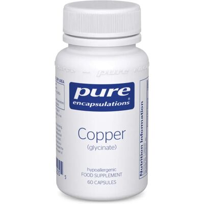 Pure Encapsulations Copper (glycinate) - 60 Capsules - Supplements Pure Encapsulations Copper (glycinate) - 60 Capsules - Supplements