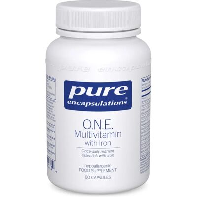 Pure Encapsulations O.N.E. Multivitamin with Iron - 60 Capsules Pure Encapsulations O.N.E. Multivitamin with Iron - 60 Capsules
