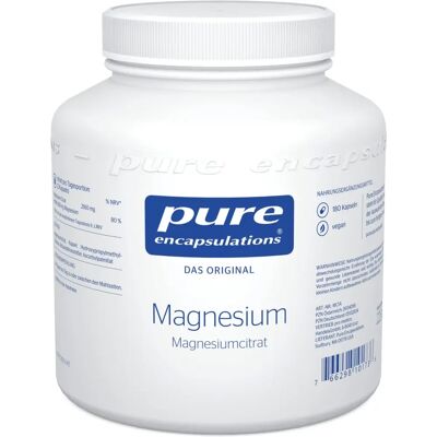 Pure Encapsulations Magnesio - Apoya metabolismo, huesos, músculos Pure Encapsulations Magnesio - Apoya metabolismo, huesos, músculos