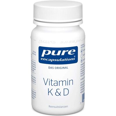 Pure Encapsulations Vitamin K & D - Unterstützt Knochen-, Gelenk- & Zahngesundheit - Nahrungsergänzung Pure Encapsulations Vitamin K & D - Unterstützt Knochen-, Gelenk- & Zahngesundheit - Nahrungsergänzung