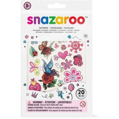Snazaroo Malli 1198314 Taide/Askartelu Lelu - Tyttöjen Tatuoinnit Snazaroo Malli 1198314 Taide/Askartelu Lelu - Tyttöjen Tatuoinnit
