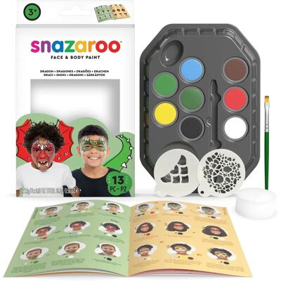 Snazaroo Dinosaurier und Drachen Gesichtsbemalung - Bunte Farben Snazaroo Dinosaurier und Drachen Gesichtsbemalung - Bunte Farben