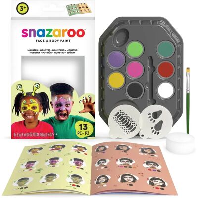 Snazaroo Monster Mayhem Ansiktsmålarsätt - Ansiktsmålning Snazaroo Monster Mayhem Ansiktsmålarsätt - Ansiktsmålning
