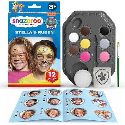 Snazaroo Paw Patrol Face Paint Kit - Multicolor, Kids Safe, Easy to Use Snazaroo Paw Patrol Face Paint Kit - Multicolor, Kids Safe, Easy to Use