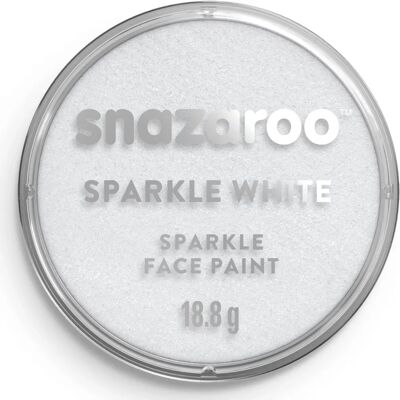 Snazaroo Gezichtsschmink Wit - 18ml Glitterspot Snazaroo Gezichtsschmink Wit - 18ml Glitterspot