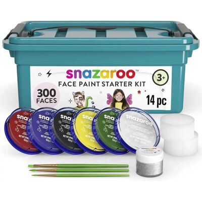 Snazaroo Kids Gezichtsschminkset - Heldere Kleuren, Hypoallergeen Snazaroo Kids Gezichtsschminkset - Heldere Kleuren, Hypoallergeen