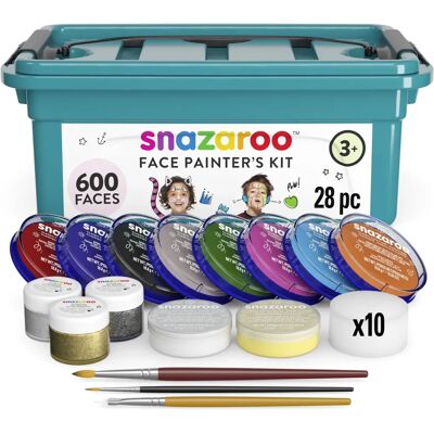 Snazaroo Face Painter Kit - Professional Face & Body Paint Set Snazaroo Face Painter Kit - Professional Face & Body Paint Set