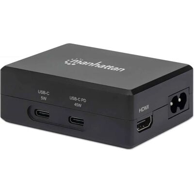 Manhattan 130554 Dock pour ordinateur portable - USB-C, HDMI, 52,5W - Publicité Manhattan 130554 Dock pour ordinateur portable - USB-C, HDMI, 52,5W - Publicité