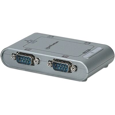 Manhattan USB 151047 Convertitore Seriale - Supporta 4 dispositivi Manhattan USB 151047 Convertitore Seriale - Supporta 4 dispositivi