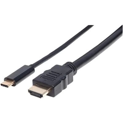 Manhattan USB-C zu HDMI Kabel 2m - Video Adapter für 4K Manhattan USB-C zu HDMI Kabel 2m - Video Adapter für 4K