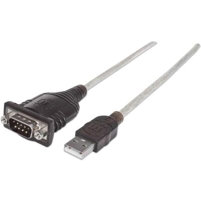 Manhattan USB till Serial - RS232 DB9 - 180cm Manhattan USB till Serial - RS232 DB9 - 180cm