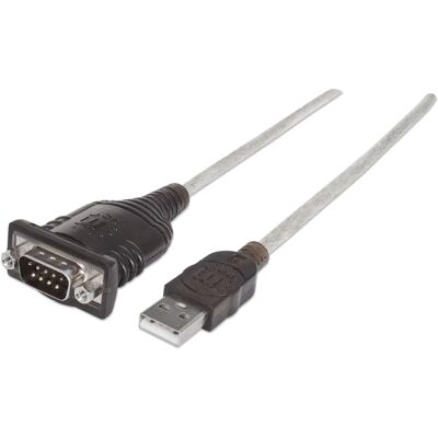 Manhattan Manhattan 151856 Serielles Kabel - 45cm USB A Seriell RS232 DB9 Manhattan Manhattan 151856 Serielles Kabel - 45cm USB A Seriell RS232 DB9