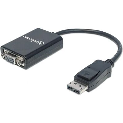 Manhattan Videokabeladapter - 0,15m, VGA, Svart Manhattan Videokabeladapter - 0,15m, VGA, Svart