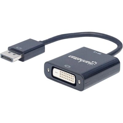 Adaptateur DisplayPort à DVI-D Manhattan - Câble vidéo 23cm - Publicité Adaptateur DisplayPort à DVI-D Manhattan - Câble vidéo 23cm - Publicité