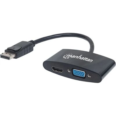 Manhattan 152587 adapter kabla wideo - DisplayPort HDMI VGA Manhattan 152587 adapter kabla wideo - DisplayPort HDMI VGA