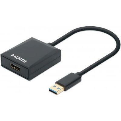 Manhattan Laptop Dock - USB 3.2 Gen 1 - HDMI 1080p Manhattan Laptop Dock - USB 3.2 Gen 1 - HDMI 1080p