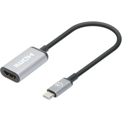 Manhattan USB-C / HDMI-kabel 4K/60Hz 15cm - Adapter Manhattan USB-C / HDMI-kabel 4K/60Hz 15cm - Adapter