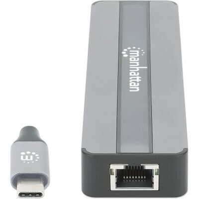 Manhattan USB-C Dock/Hub con HDMI 4K, Ethernet, USB y SD - Dock para portátil Manhattan USB-C Dock/Hub con HDMI 4K, Ethernet, USB y SD - Dock para portátil