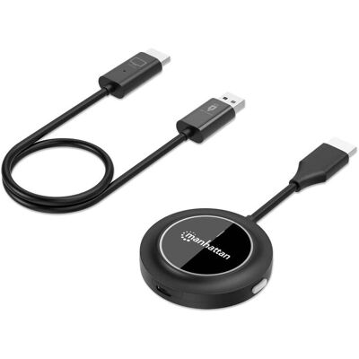 Extenseur AV Manhattan - Kit HDMI sans fil - 1080p 30m - Publicité Extenseur AV Manhattan - Kit HDMI sans fil - 1080p 30m - Publicité