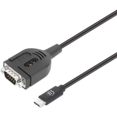 Manhattan USB Type-C D-Sub Adapter - 100cm - Svart Manhattan USB Type-C D-Sub Adapter - 100cm - Svart