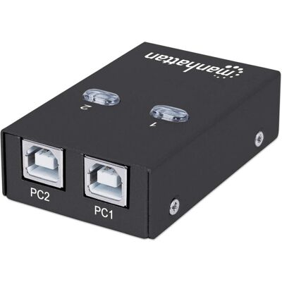 Manhattan USB Sharing Switch - White - USB 2.0, 480 Mbps Manhattan USB Sharing Switch - White - USB 2.0, 480 Mbps