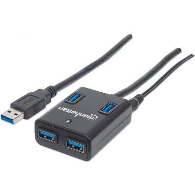 Manhattan USB-Hub - USB 3.2 Gen 1 Type-A - 5000 Mbit/s Manhattan USB-Hub - USB 3.2 Gen 1 Type-A - 5000 Mbit/s