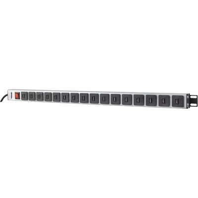 Unità di distribuzione energia Intellinet 164498 - Montaggio rack, 16 porte USB-A, Interruttore di sovraccarico Unità di distribuzione energia Intellinet 164498 - Montaggio rack, 16 porte USB-A, Interruttore di sovraccarico