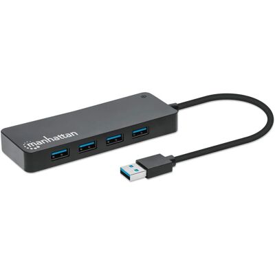 Manhattan USB Hub 7-Port, USB 3.2 Gen 1, Black Manhattan USB Hub 7-Port, USB 3.2 Gen 1, Black