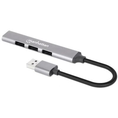 Manhattan USB-Hub 4-Port USB-A 5 Gbps Kompakt Manhattan USB-Hub 4-Port USB-A 5 Gbps Kompakt