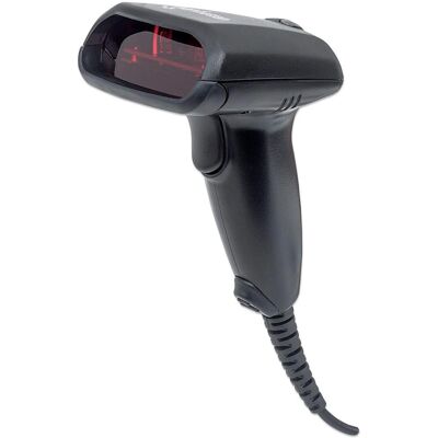 Manhattan 177665 Lettore di Codici a Barre - Portatile Laser 1D/2D - USB Manhattan 177665 Lettore di Codici a Barre - Portatile Laser 1D/2D - USB