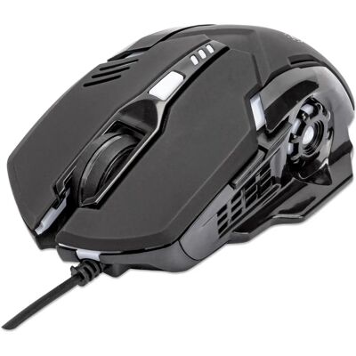Souris Manhattan 179256 - Souris Optique Gaming DPI Réglable - Publicité Souris Manhattan 179256 - Souris Optique Gaming DPI Réglable - Publicité