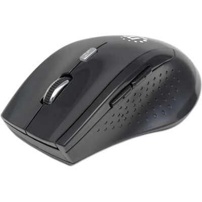 Ratón inalámbrico óptico Manhattan Modelo 179386 - Mano derecha Ratón inalámbrico óptico Manhattan Modelo 179386 - Mano derecha