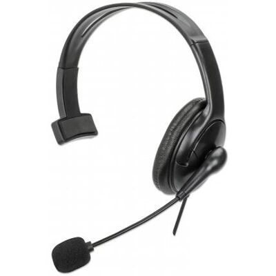Manhattan Mono USB-Headset - SCHWARZ Manhattan Mono USB-Headset - SCHWARZ