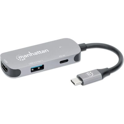 Manhattan 190299 Noteszek - USB-C HDMI 4K60, Power Delivery Manhattan 190299 Noteszek - USB-C HDMI 4K60, Power Delivery