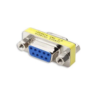 Manhattan Manhattan DB9 Mini Gender Changer - Adattatore F/F a 9 poli Manhattan Manhattan DB9 Mini Gender Changer - Adattatore F/F a 9 poli