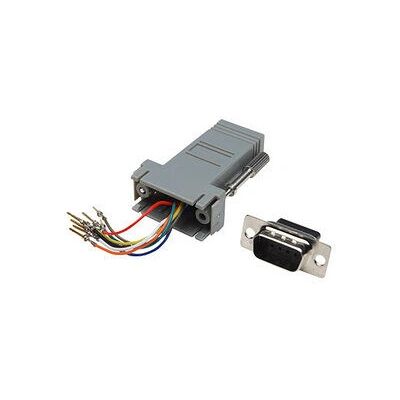 Intellinet 201155 Adattatore di genere cavo - RJ-45, DB9 - Grigio Intellinet 201155 Adattatore di genere cavo - RJ-45, DB9 - Grigio