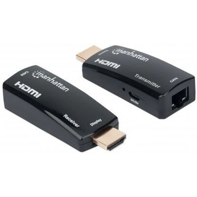 Manhattan AV extender - HDMI 1080p, Ethernet, compact Manhattan AV extender - HDMI 1080p, Ethernet, compact
